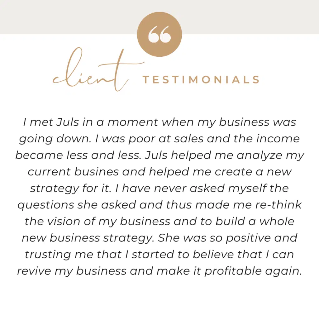 Juls' Psychology Client Testimonial